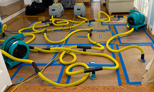 Professional Burst Pipe Water Damage technician working in Kansas, OH